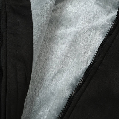 Loom & Soul Men’s Bleach Anime Fleece Hoodie – Warm Zip-Up Winter Street Jacket