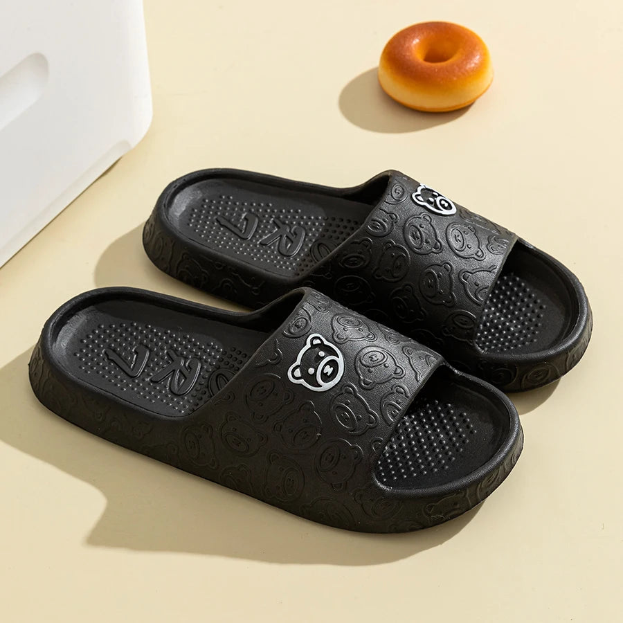 Little Bear™ EVA Slides – Men’s Indoor Non-Slip Platform Slippers
