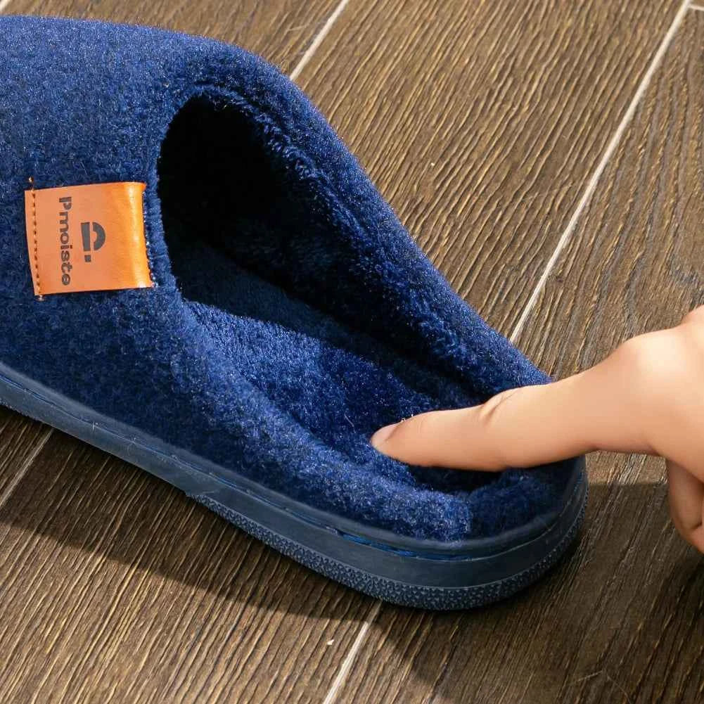 Men’s Memory Foam Slippers – Warm Cushioned Indoor Comfort