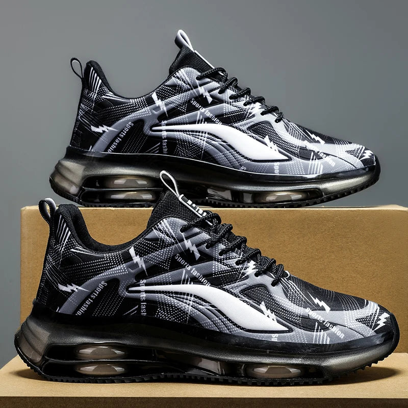 AEROMAX™ 6069 Men’s Breathable Mesh Sneakers | Lightweight Patchwork Trainers for Casual & Sport Wear