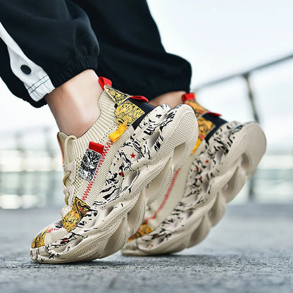 Men’s Breathable Mesh Sneakers – Lightweight Casual Sports Running Shoes