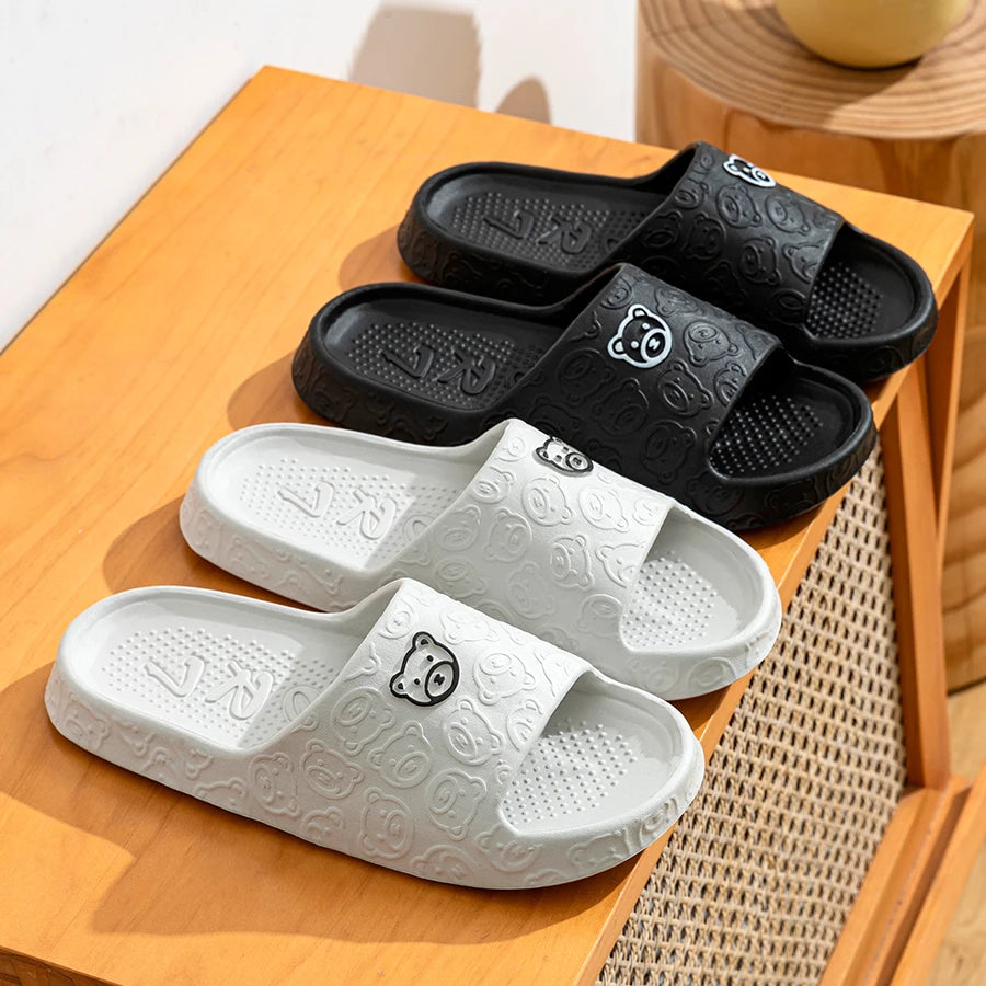 Little Bear™ EVA Slides – Men’s Indoor Non-Slip Platform Slippers