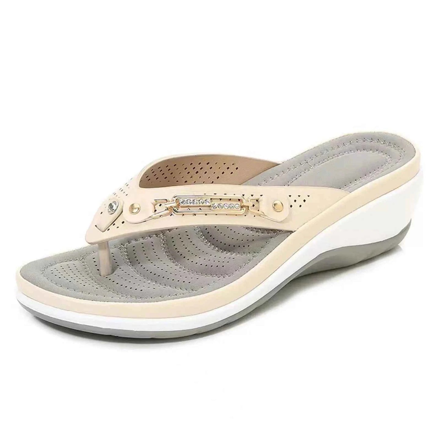 Open Toe Summer Slides – Non-Slip Casual Beach Sandals