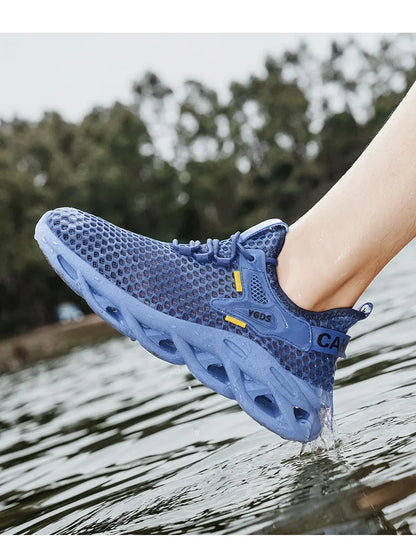 Men’s Mesh Sneakers – Breathable Casual Running Shoes, Lightweight & Stylish