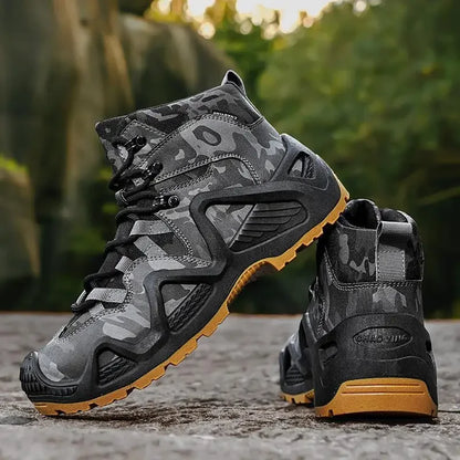 Men’s Oxford Hiking Shoes – Waterproof Canvas Sport Boots, Non-Slip Size 39–46