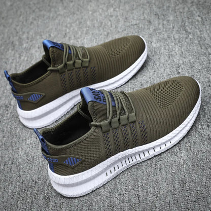 Men’s Flyknit Sneakers – Lightweight Breathable Casual Walking Shoes