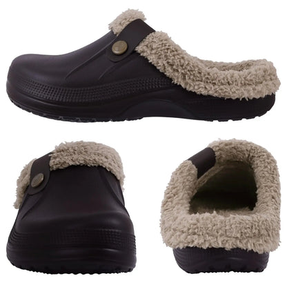 Asgard™ Women’s Waterproof Fur Slippers – Warm & Non-Slip