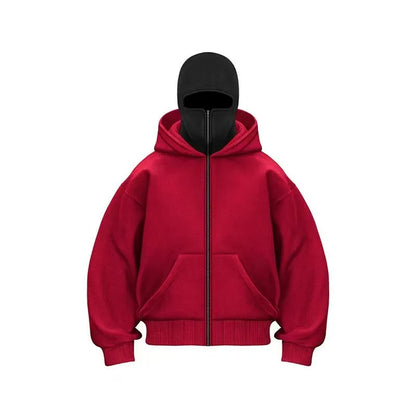 Men’s Autumn Winter Zipper Hoodie – Warm Casual Streetwear Jacket