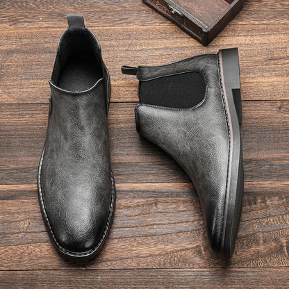 Loom & Soul Men’s Retro Chelsea Boots – Classic Slip-On British Style Boots