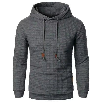 Men’s Solid Color Casual Hoodie – Lightweight Fleece Pullover for Everyday Wear