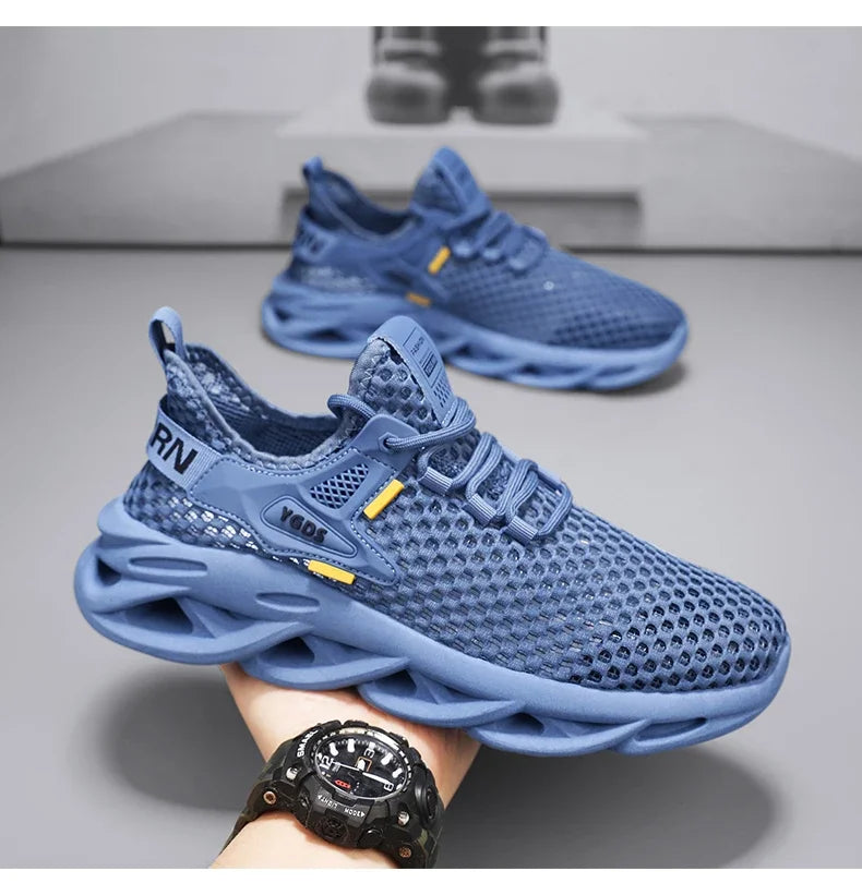 Men’s Mesh Sneakers – Breathable Casual Running Shoes, Lightweight & Stylish