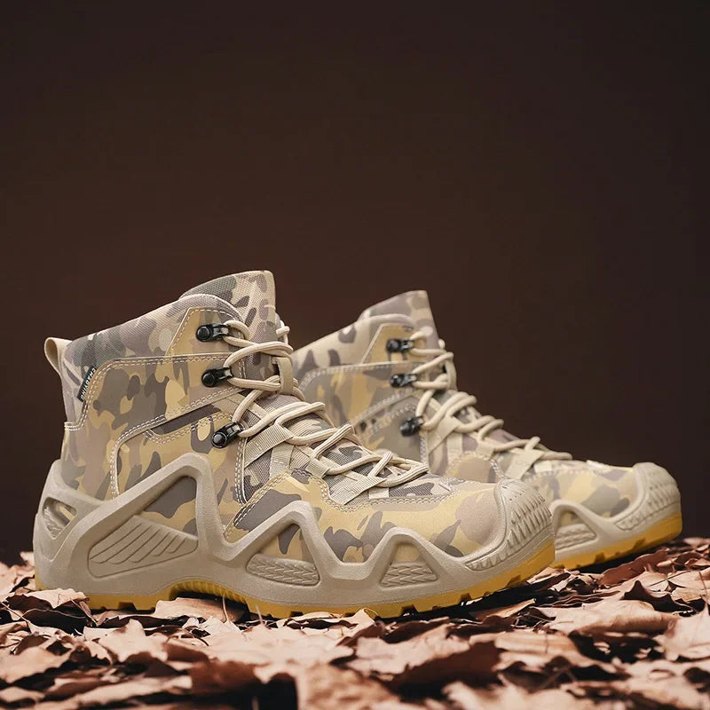 Men’s Oxford Hiking Shoes – Waterproof Canvas Sport Boots, Non-Slip Size 39–46