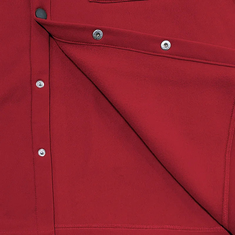 Loom & Soul Men’s Winter Fleece Lapel Jacket – Slim Fit Single-Breasted Coat