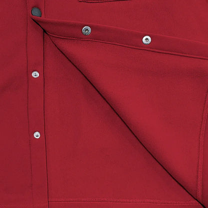 Loom & Soul Men’s Winter Fleece Lapel Jacket – Slim Fit Single-Breasted Coat