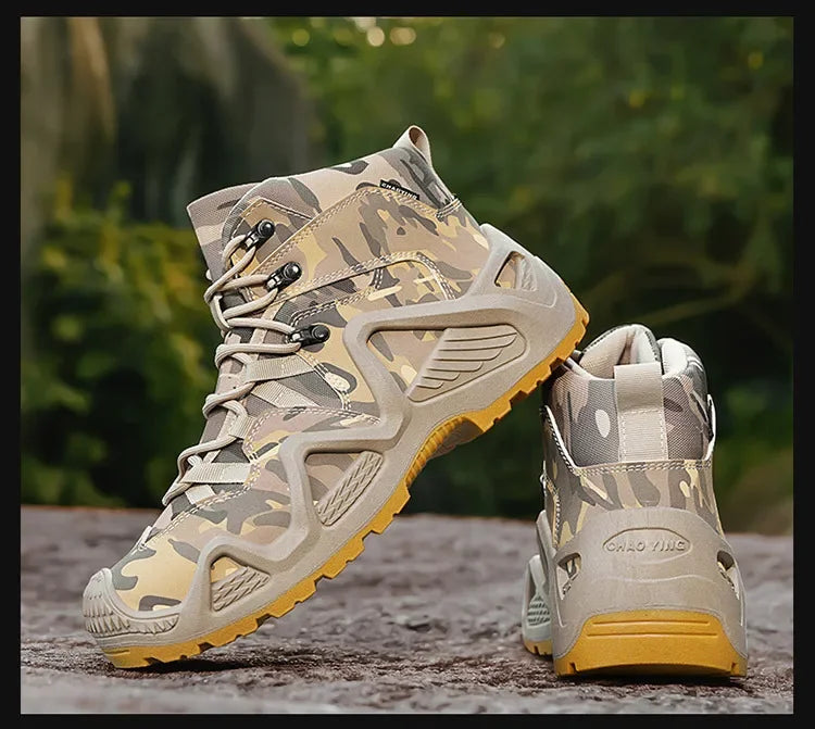 Men’s Oxford Hiking Shoes – Waterproof Canvas Sport Boots, Non-Slip Size 39–46