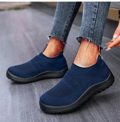 ZJEGA™ 2024 Women’s Breathable Slip-On Running Sneakers – Lightweight Sock Fit Sports Shoes