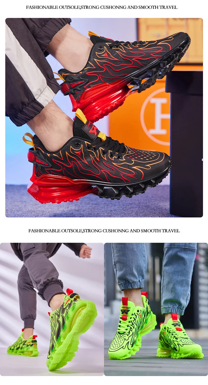 Men’s Breathable Mesh Sneakers – Casual Summer Trainers & Running Shoes