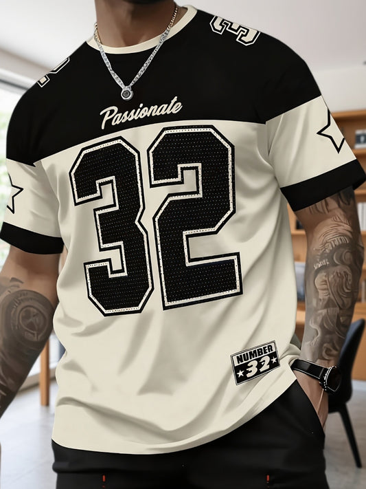 Men’s Quick-Dry Graphic T-Shirt – Breathable Athletic Tee