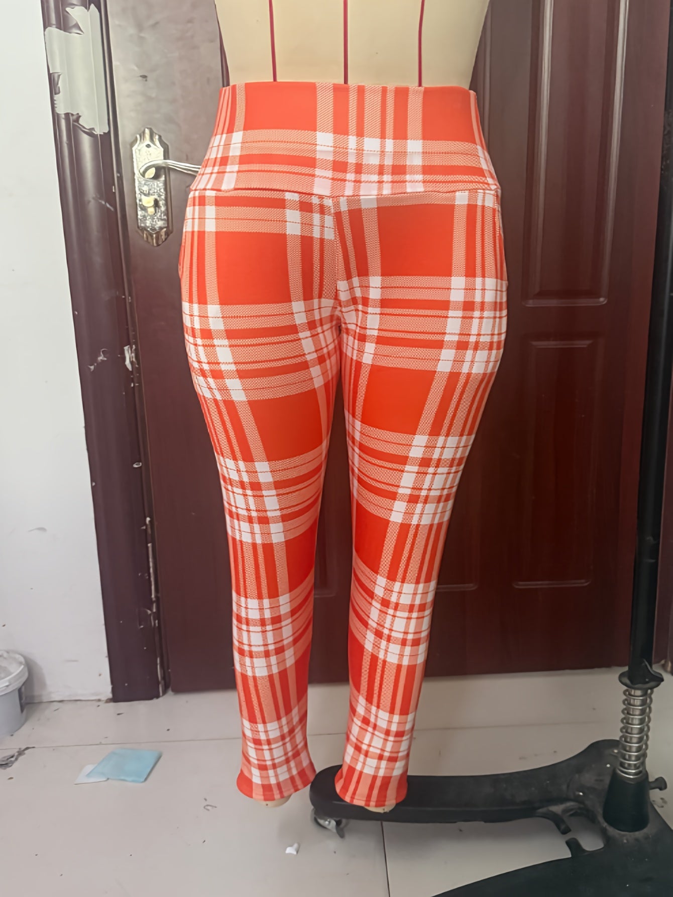 Women’s Fleece-Lined High-Waist Leggings – Cozy Winter Straight Pants