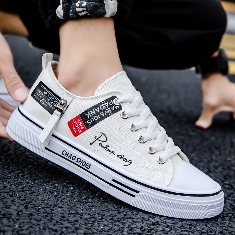 Men’s Canvas Sneakers – Everyday Lace-Up Streetwear Shoes