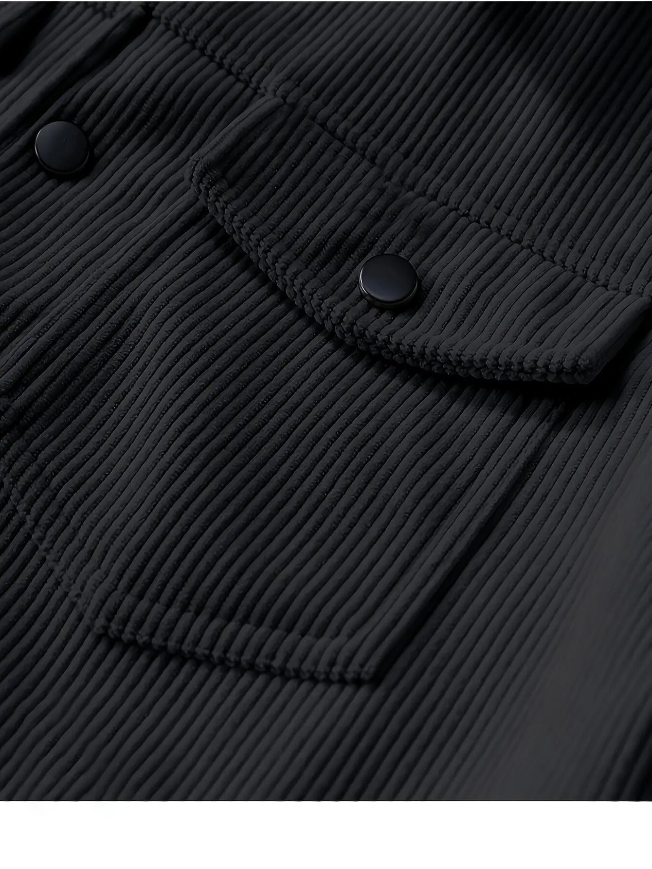 Veste d'hiver coupe-vent pour homme – Manteau en velours côtelé isolé