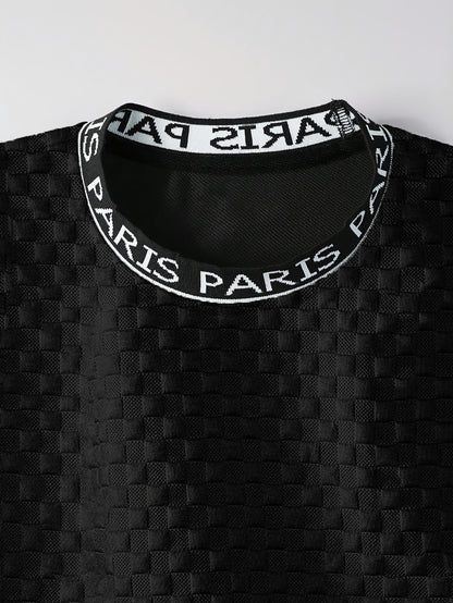 Sweat-shirt performant Jacquard Homme – Pull Décontracté et Sportif