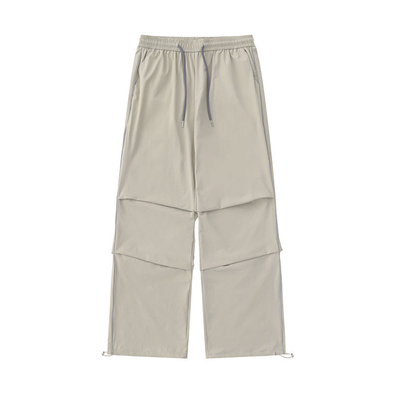 Loom & Soul™ Women’s Mop Pants – Loose Pleated Paratrooper Cotton Trousers