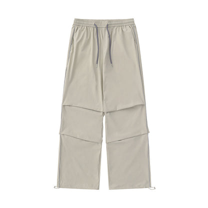 Loom & Soul™ Women’s Mop Pants – Loose Pleated Paratrooper Cotton Trousers