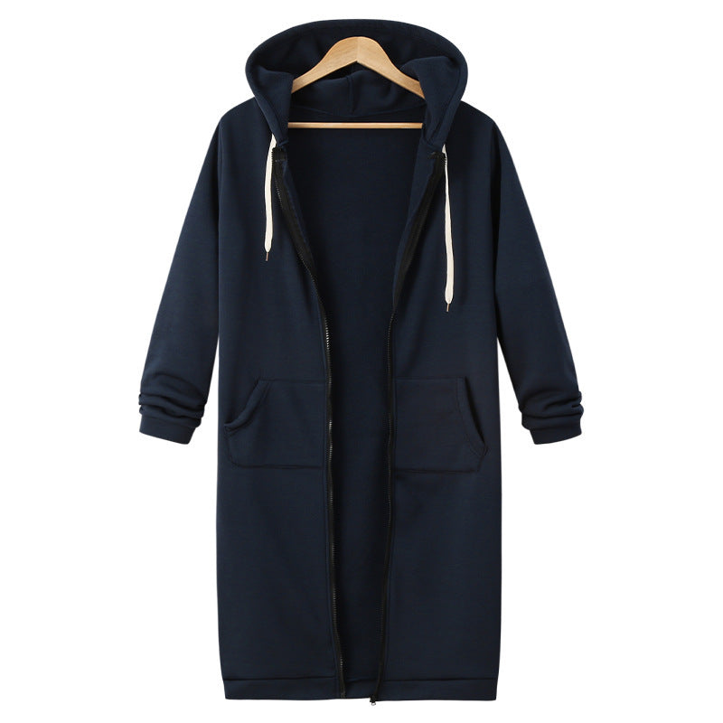 Loom & Soul Women’s Hooded Fleece Jacket – Long Zipper Coat with Soft Lining, Casual Warm Outerwear