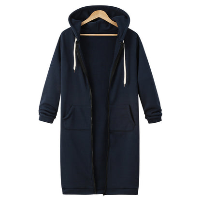 Loom & Soul Women’s Hooded Fleece Jacket – Long Zipper Coat with Soft Lining, Casual Warm Outerwear