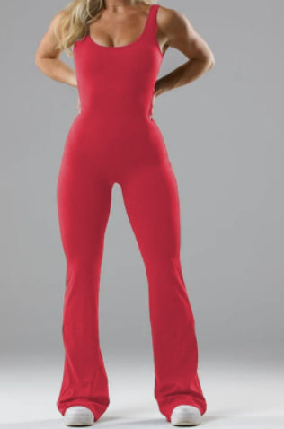 Mono de yoga sin espalda ajustado para mujer – Ropa deportiva moldeadora