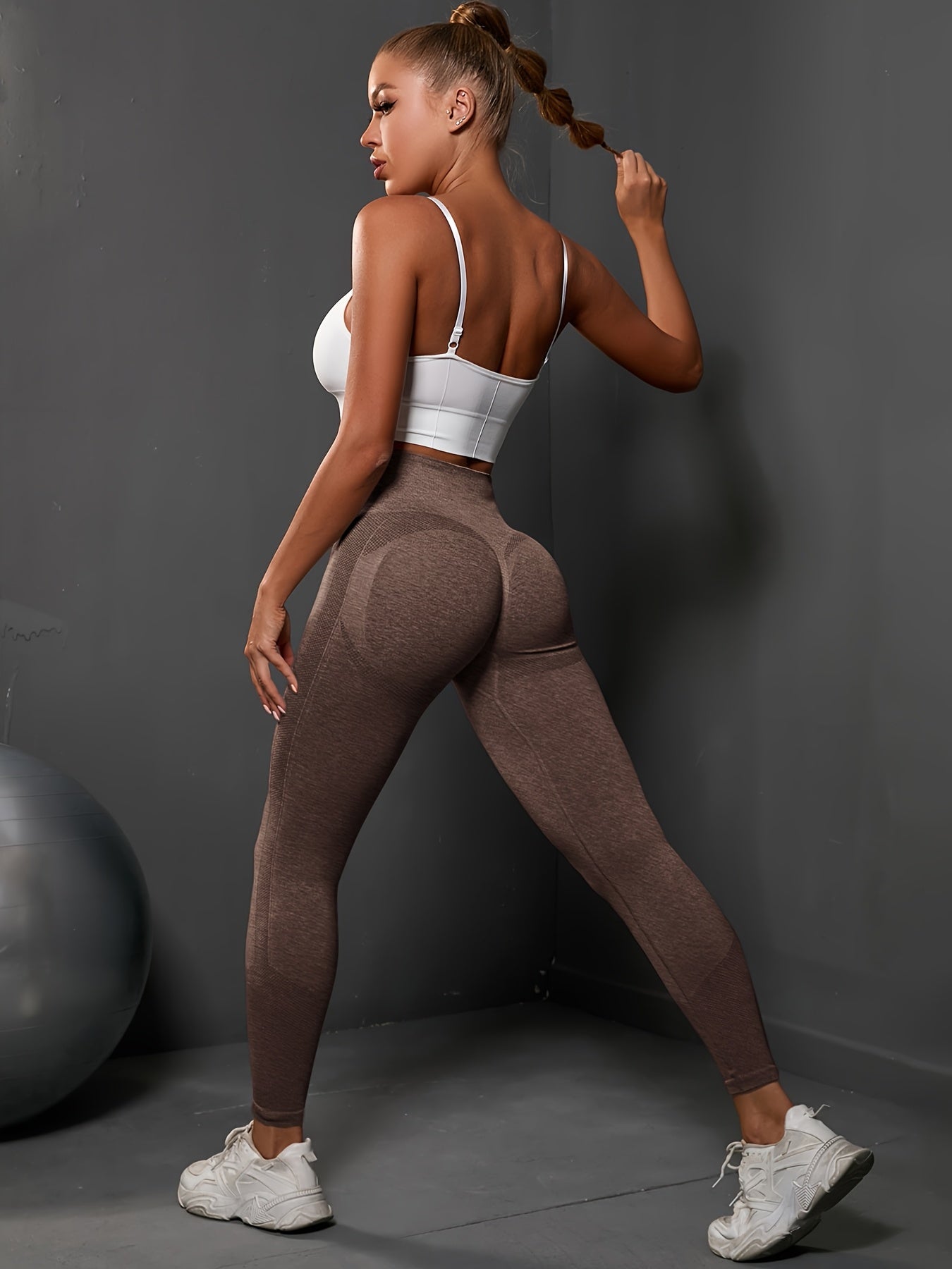 Seamless Sculpt Leggings – High Waist Tummy Control Fit