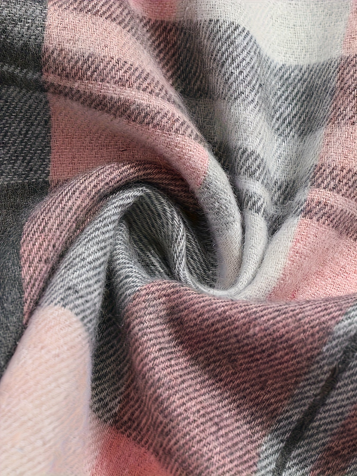 Women’s Retro Plaid Hooded Sweatshirt – Long Button-Up Fall Hoodie