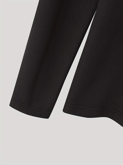 Col roulé homme coupe ajustée – Maillot en maille à boutons