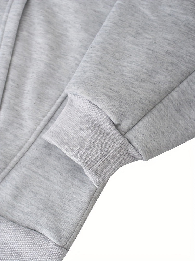 Men’s Oversized Plush Hoodie – High Street Ninja Style Pullover