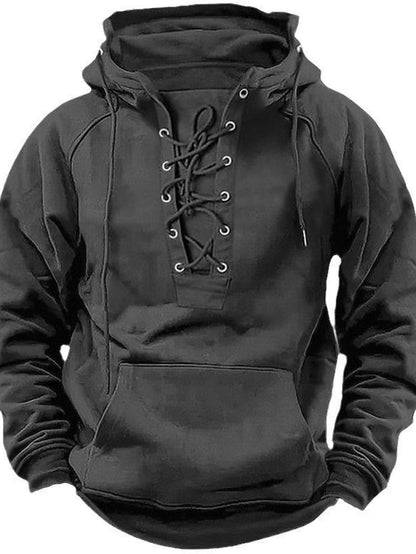 Men’s Oversized Hoodie – Plus Size Heavyweight Pullover with Pocket