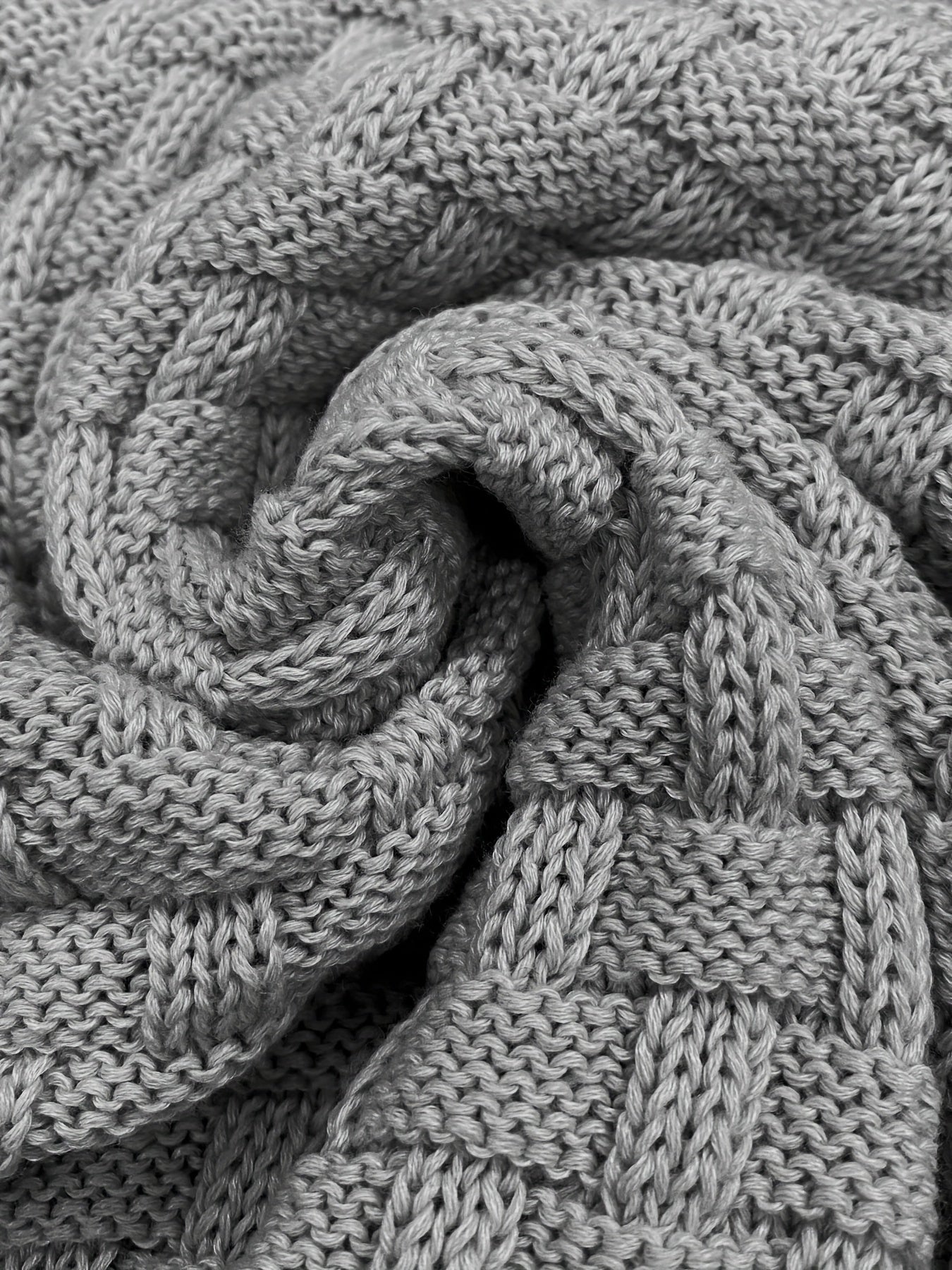 Men’s Waffle Knit Sweater – High Stretch Pullover with Lapel Collar