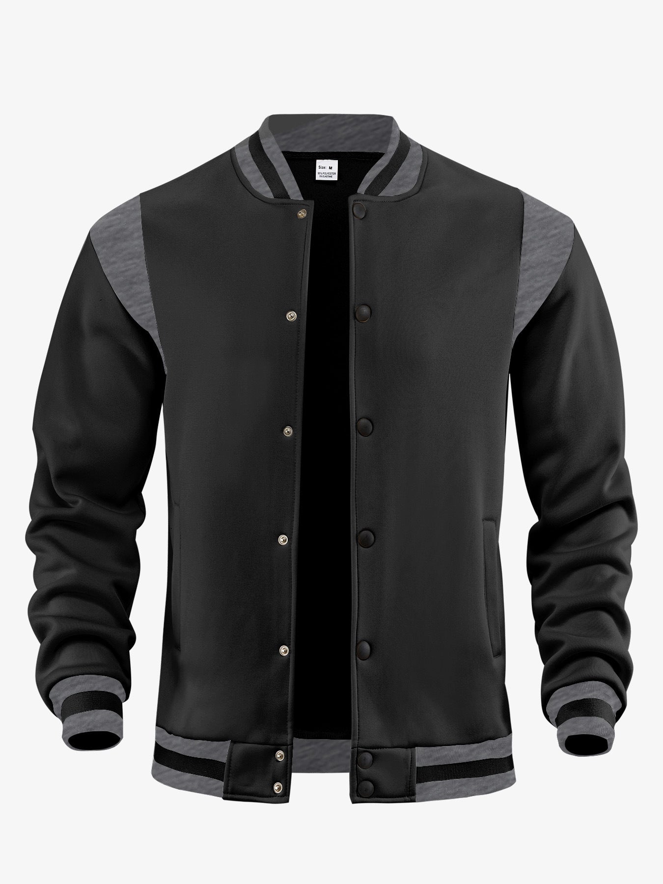 Cárdigan Aviador de Hombre con Forro Polar – Cuello Mao de Retazos