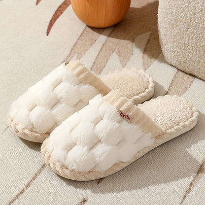 Pantuflas de Lujo Forradas para Mujer – Comodidad sin Cierres para Interiores y Exteriores
