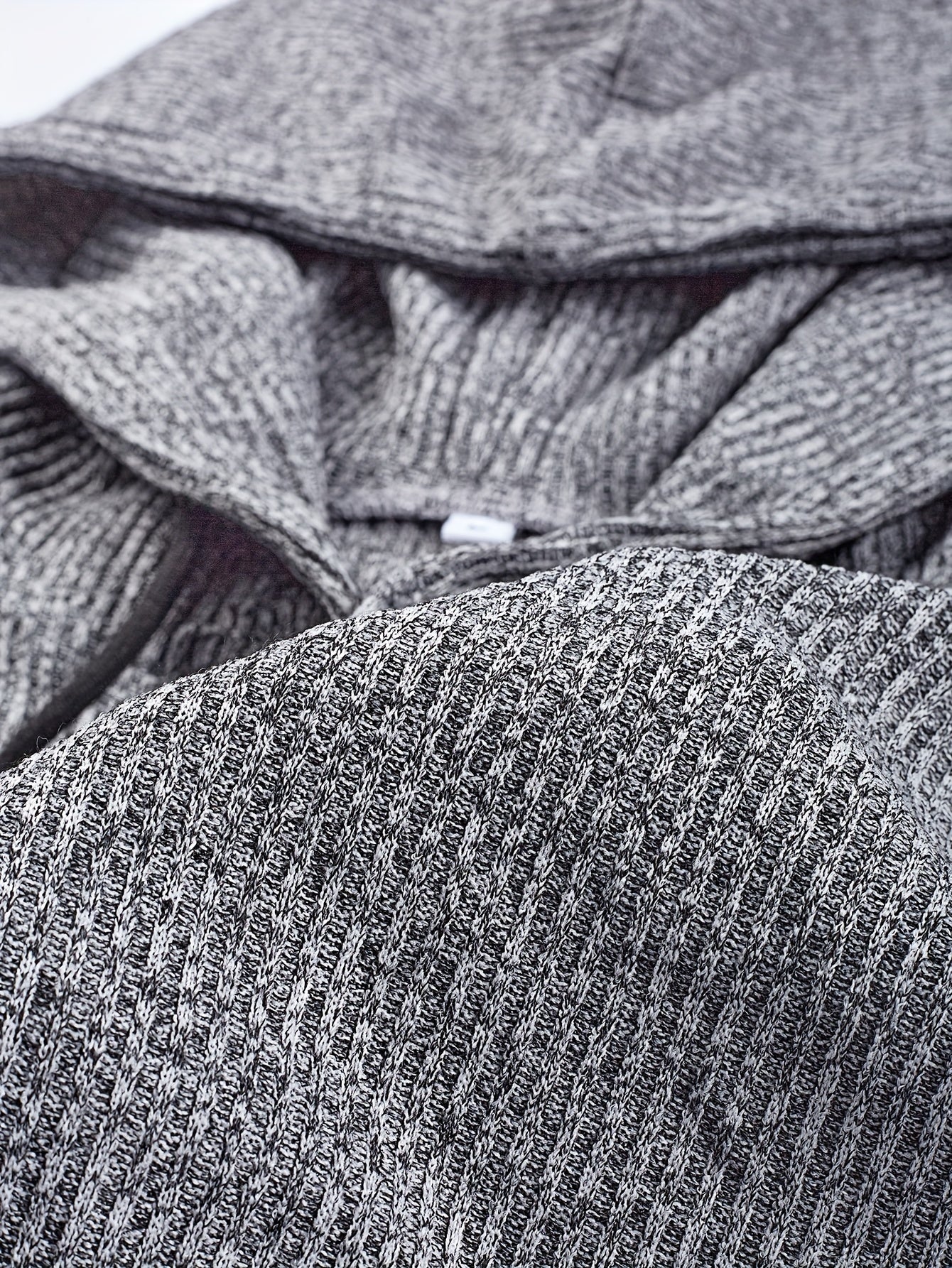 Men’s Ribbed Henley Shirt – Long Sleeve Soft Knit Fall Top