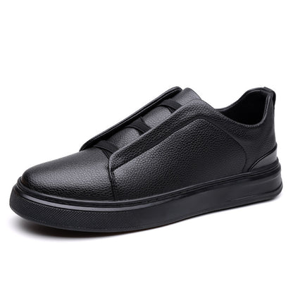Men’s Waterproof Suede Sneakers – Premium Lace-Up Casual Shoes