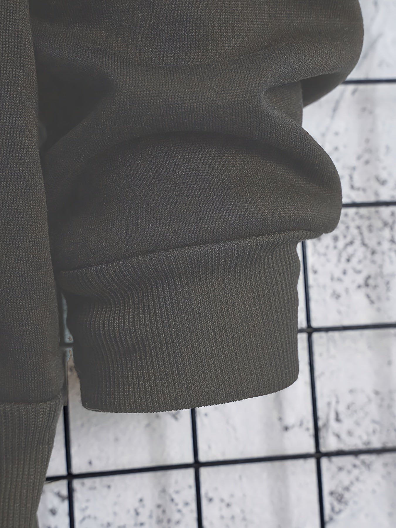 Men’s Printed Crewneck Sweatshirt – Trendy Casual Street Pullover