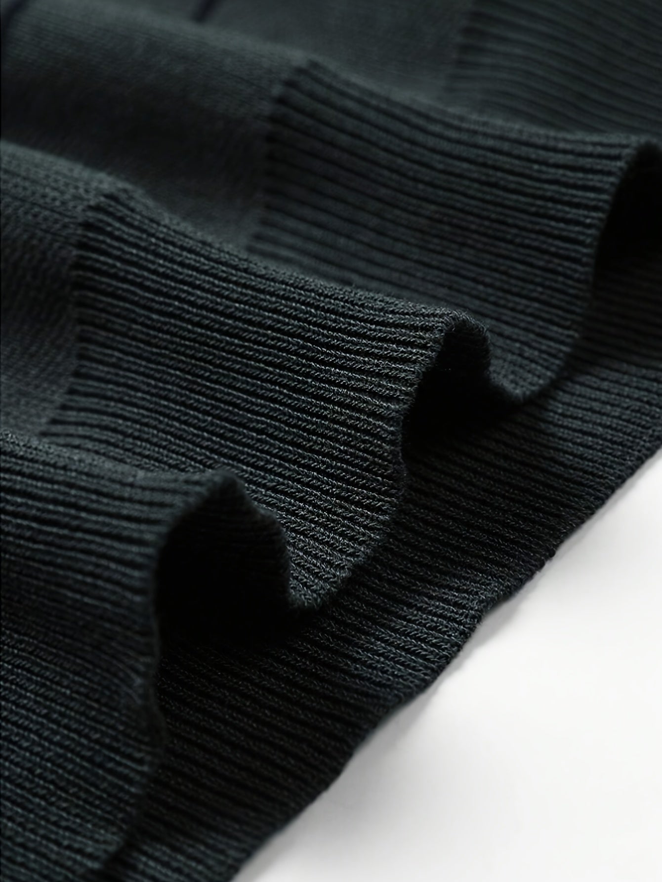 Chandail en maille à col montant en coton pour hommes – Chandail en tricot haut de gamme