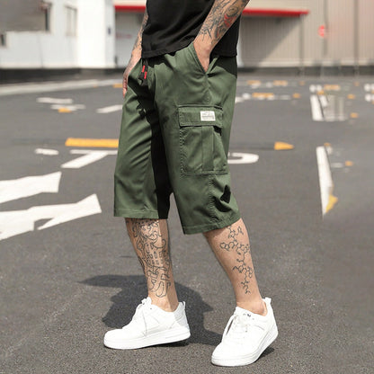Men’s Minimal Cropped Trousers – Lightweight Summer Fit