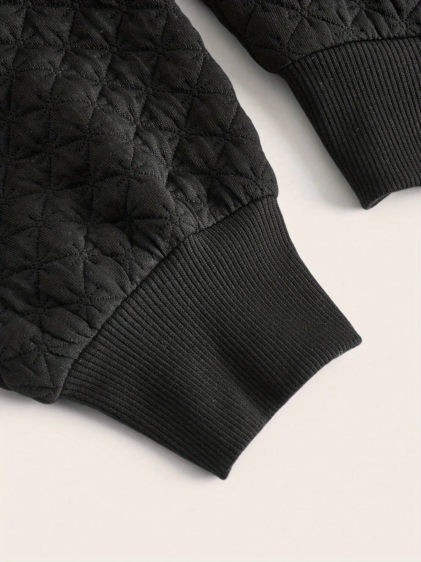 Women’s Elegant Letter Hoodie – Red & Black Cropped Street Pullover