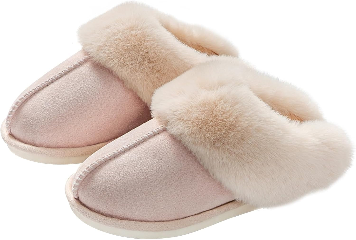 Womens Slippers with Fluffy Fur Soft Memory Foam House Shoes, Christmas Gifts Christmas Slippers for Women Mom Grandma
