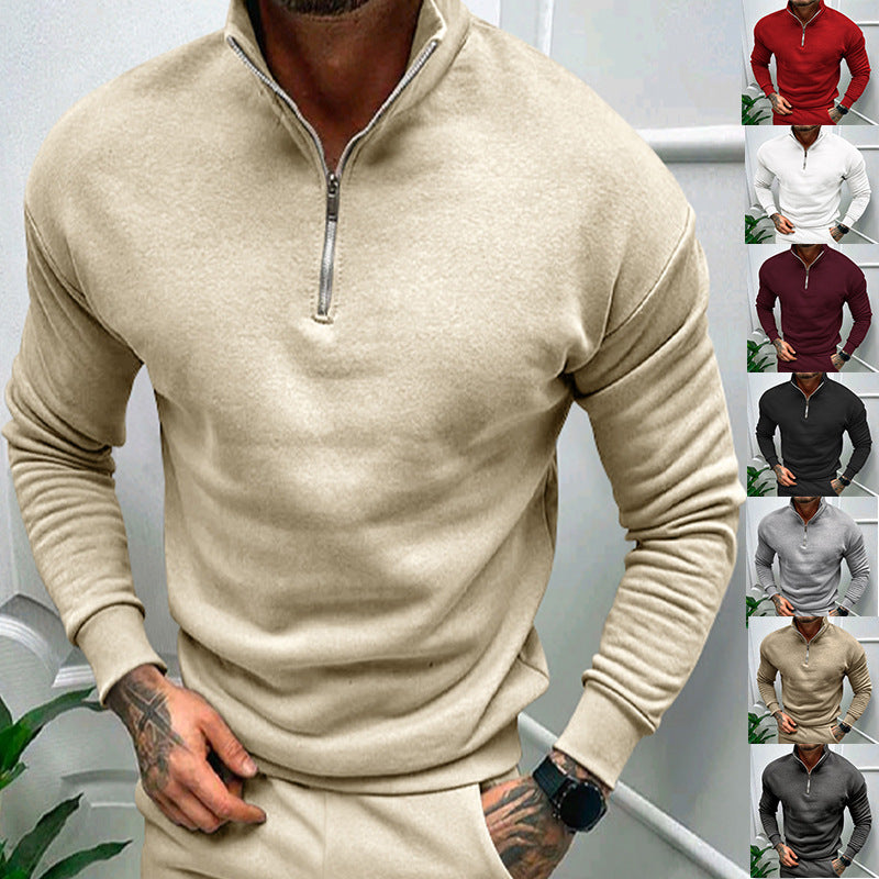 Loom & Soul™ Solid Color Pullover Sweatshirt – Casual Long Sleeve Top for Everyday Comfort & Style