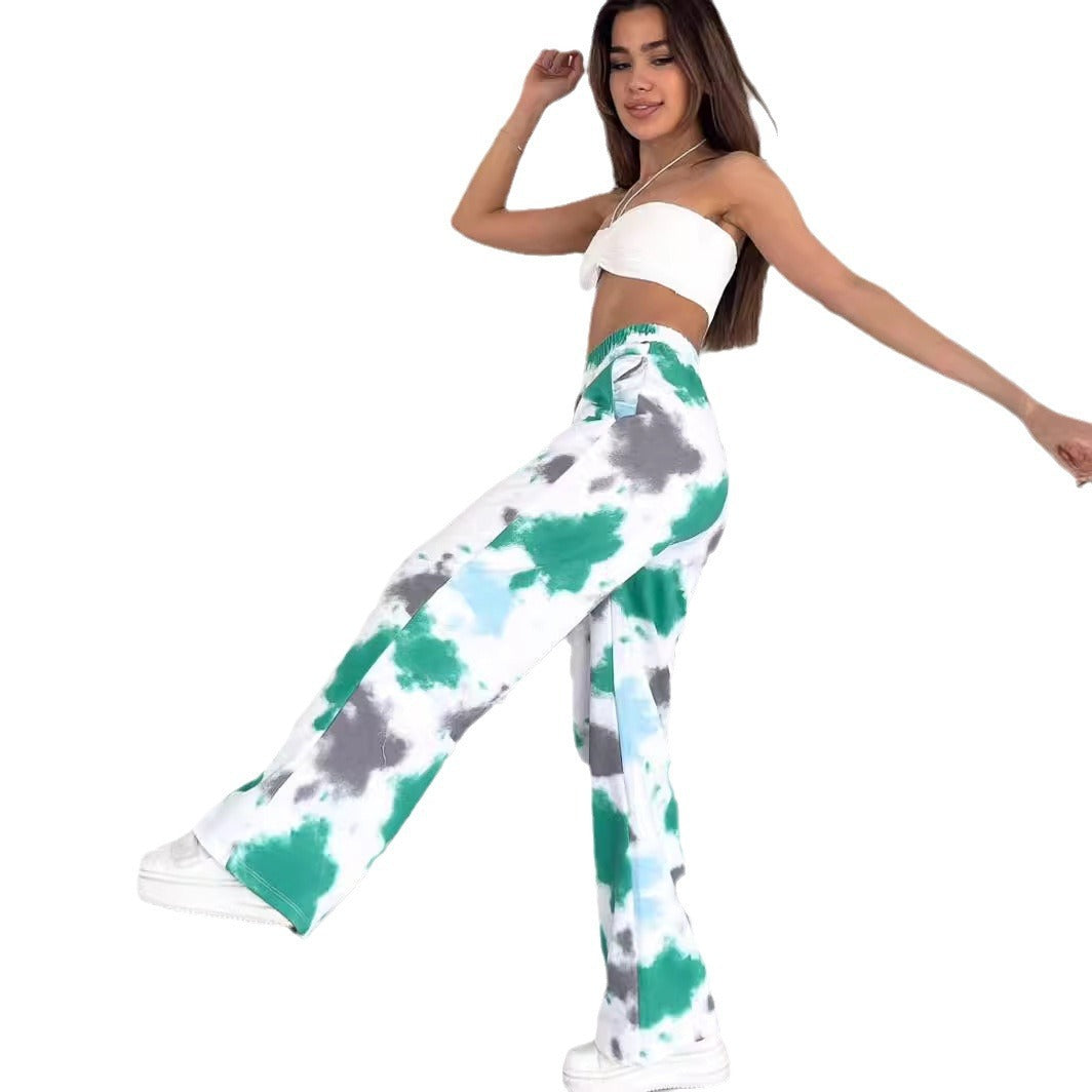 Loom & Soul Women’s Casual Straight Trousers – Loose Cotton Pants with Micro Elasticity and Relaxed Fit