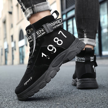 Men’s Stylish Hiking Boots – Durable Non-Slip Outdoor Ankle Boots