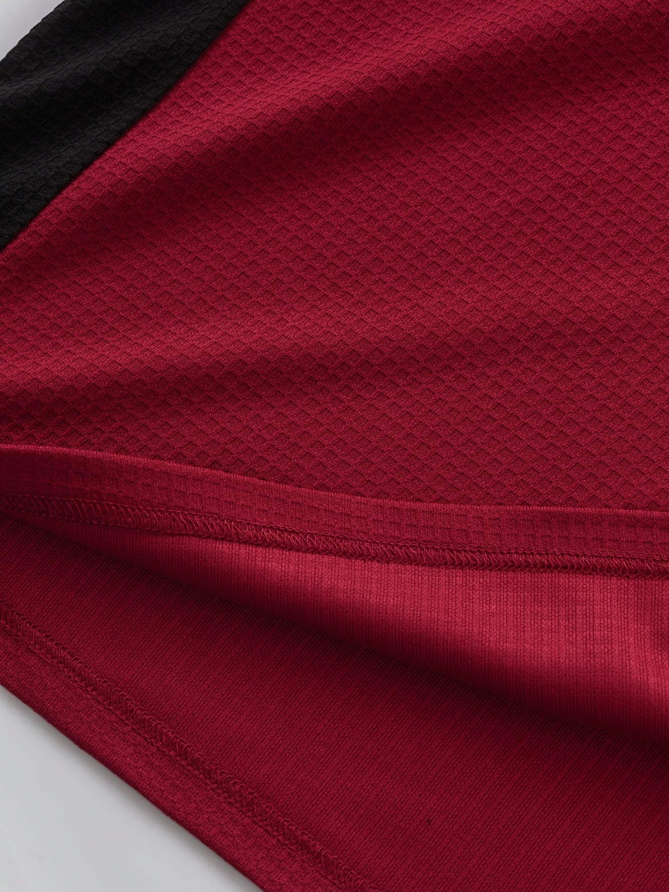 Men’s Waffle Henley Shirt – White & Black All-Season Button Top